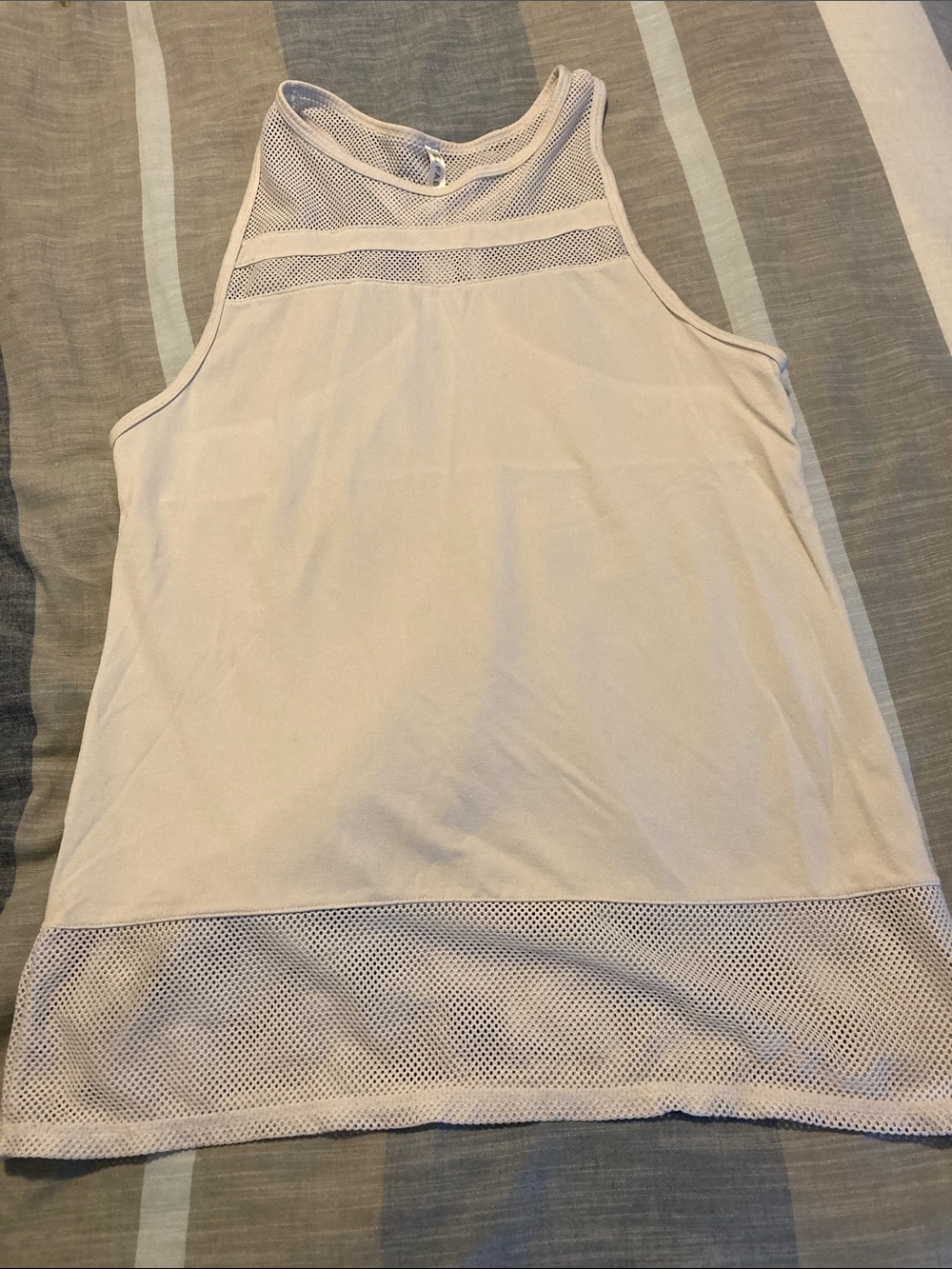 Fabletics Light Mesh-Trim Tank Top
